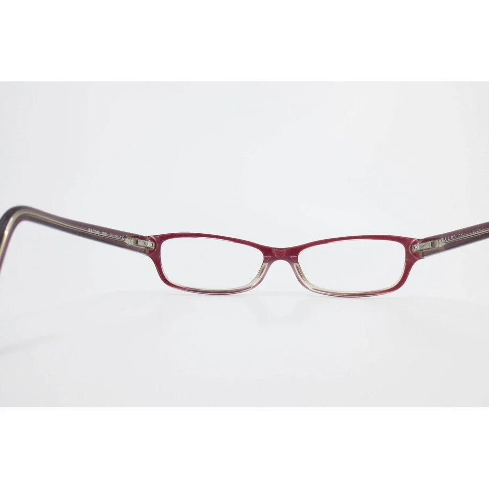 Ralph Lauren RA7040 1081 Burgundy Red Rectangular Eyeglasses Frames 51-16-135